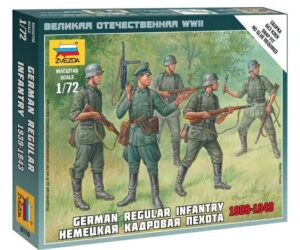 Zvezda: 1:72 German Regular Infantry 1939-43 (ZVE6178)
