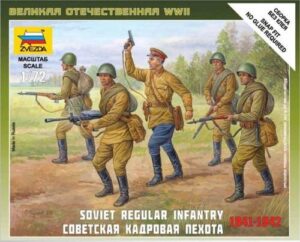 Zvezda: 1:72 Soviet Regular Infantry 1941-1942 (ZVE6179)