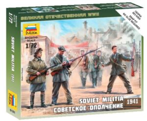 Zvezda: 1:72 Soviet Militia 1941 (ZVE6181)