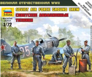 Zvezda: 1:200 Soviet Air Force Ground Crew (ZVE6187)