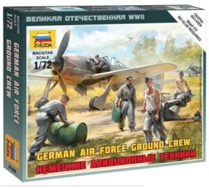 Zvezda: 1:72 German Luftwaffe Ground Crew WWII  (ZVE6188)