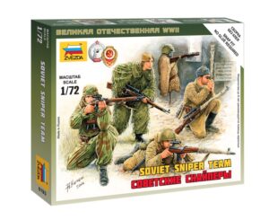 Zvezda: 1:72 Soviet Sniper Team  (ZVE6193)
