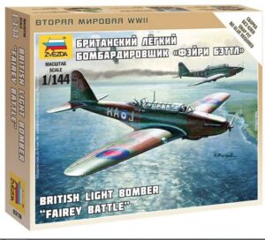 Zvezda: 1:144 British Light Bomber Fairey Battle (ZVE6218)