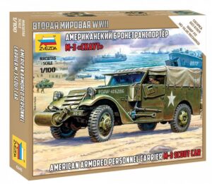 Zvezda: 1:100 M-3 Scout Car  (ZVE6245)