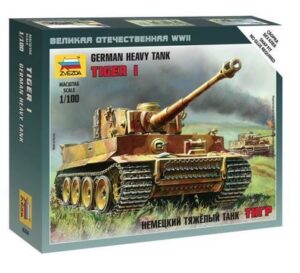 Zvezda: 1:100 Tiger I Germany Heavy Tank  (ZVE6256)
