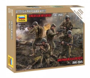 Zvezda: 1:72 American Infantry 1941-1945 (ZVE6278)