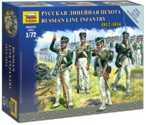 Zvezda: 1:72 Russian Line Infantry 1812-1814 (ZVE6808)