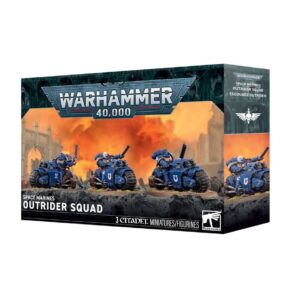 Pre Venta 03/10/2026 – Space Marines: Escuadra de Batidores/Outriders (48-112)