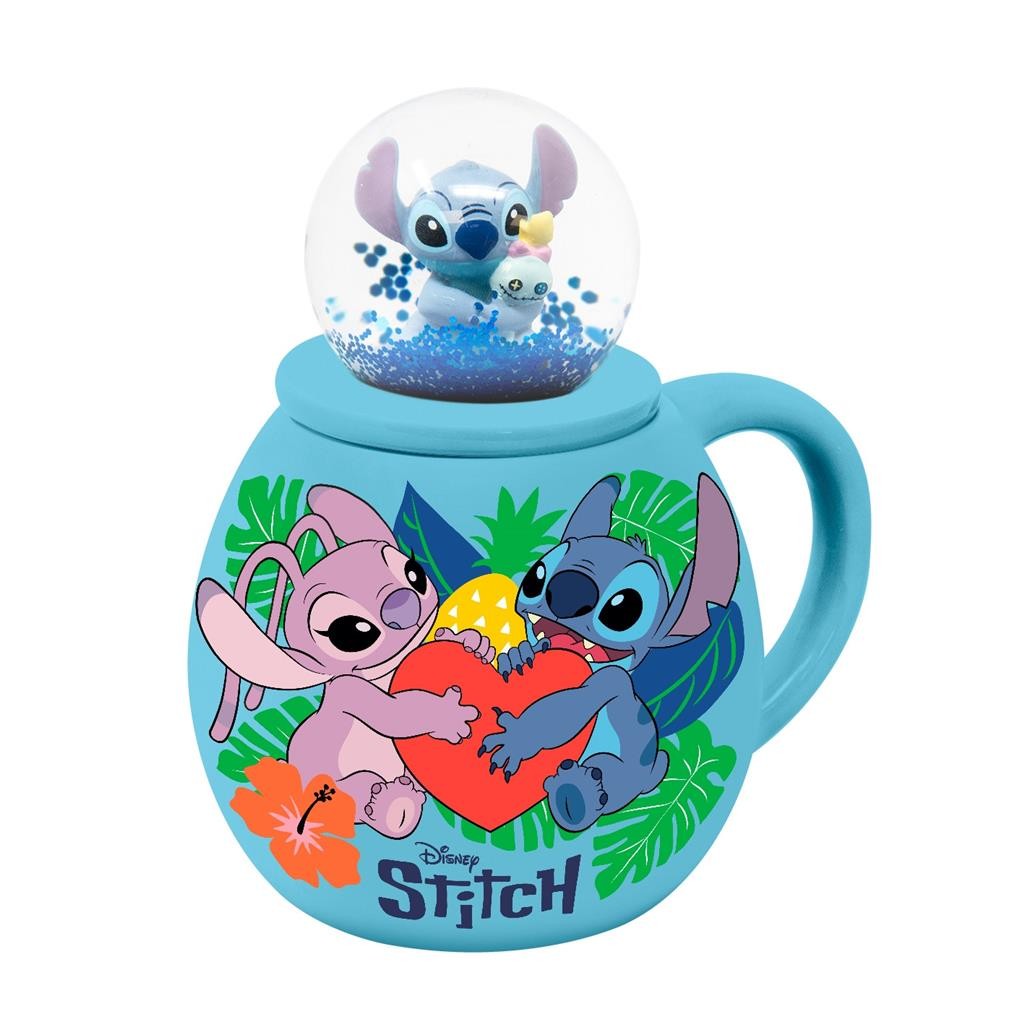 Lilo & Stitch: Snowglobe Mug - Stitch & Angel