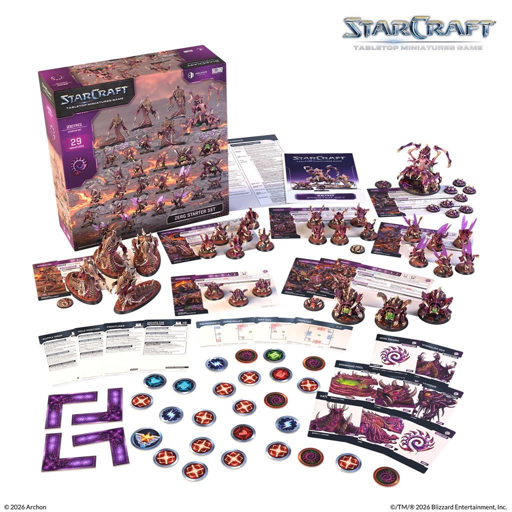 StarCraft The Miniatures Game: Zerg Starter Set - Imagen 3