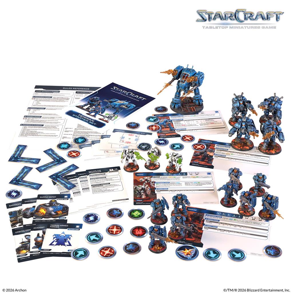 StarCraft The Miniatures Game: Terran Starter Set - Imagen 3