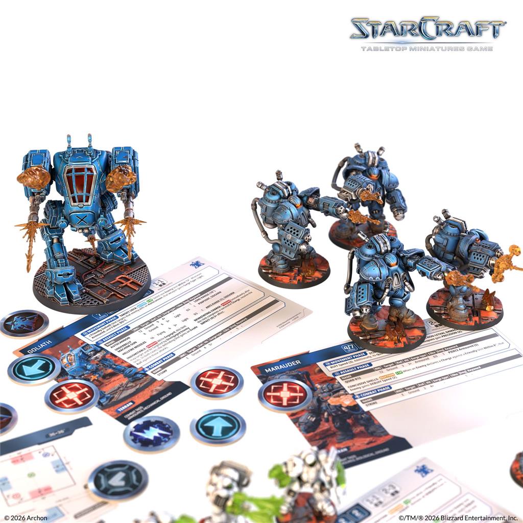 StarCraft The Miniatures Game: Terran Starter Set - Imagen 4