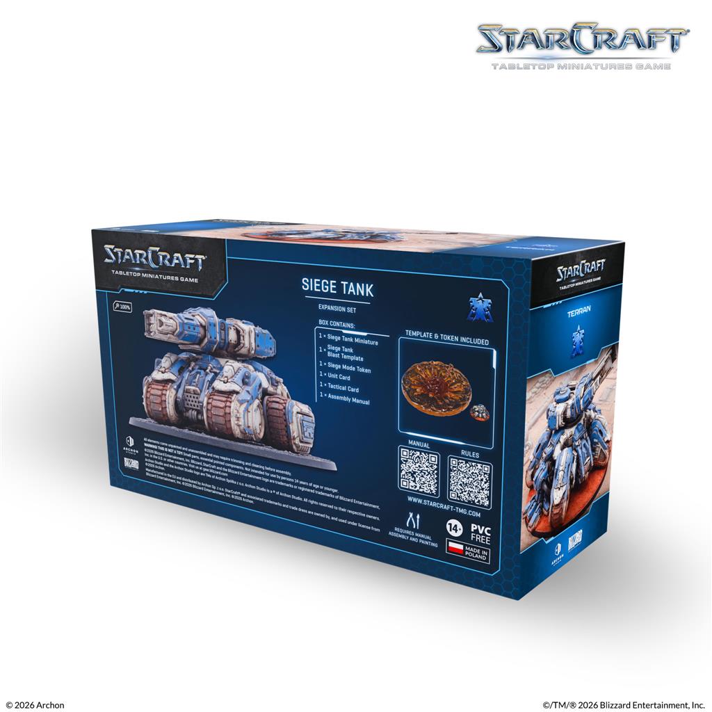 StarCraft The Miniatures Game: Terran Expansion Set: Siege Tank - Imagen 2