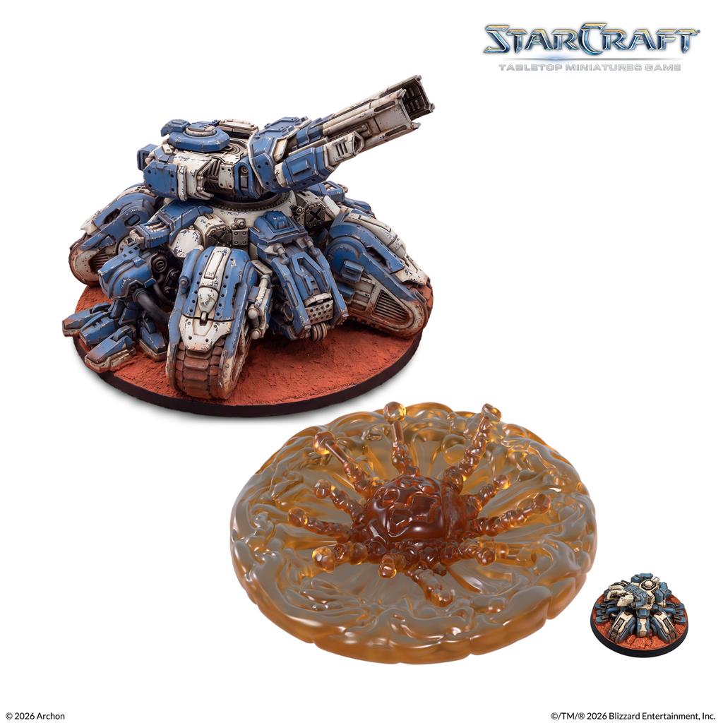 StarCraft The Miniatures Game: Terran Expansion Set: Siege Tank - Imagen 4
