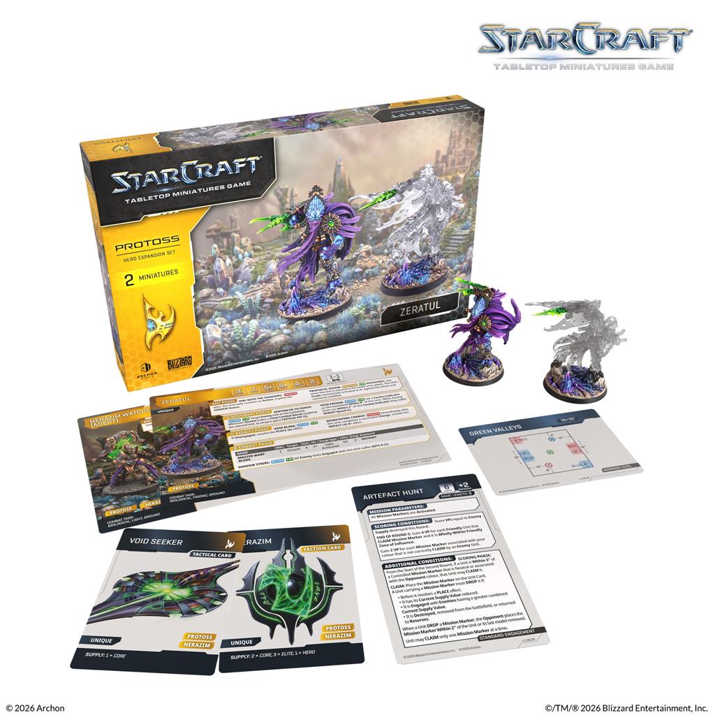 StarCraft The Miniatures Game: Protoss Hero Expansion Set: Zeratul - Imagen 3