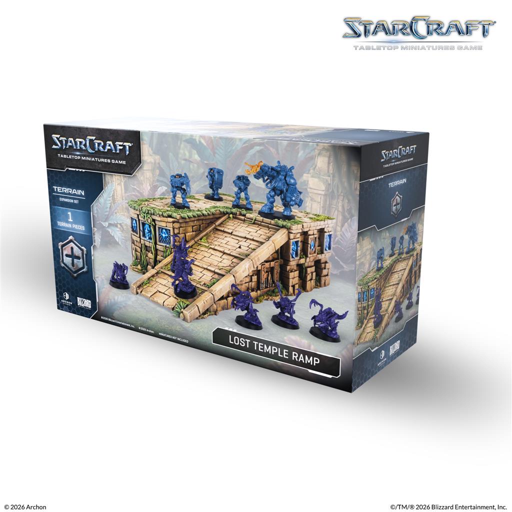 Pre Venta 22/09/2026 - StarCraft The Miniatures Game: Terrain Expansion Set: Lost Temple Ramp