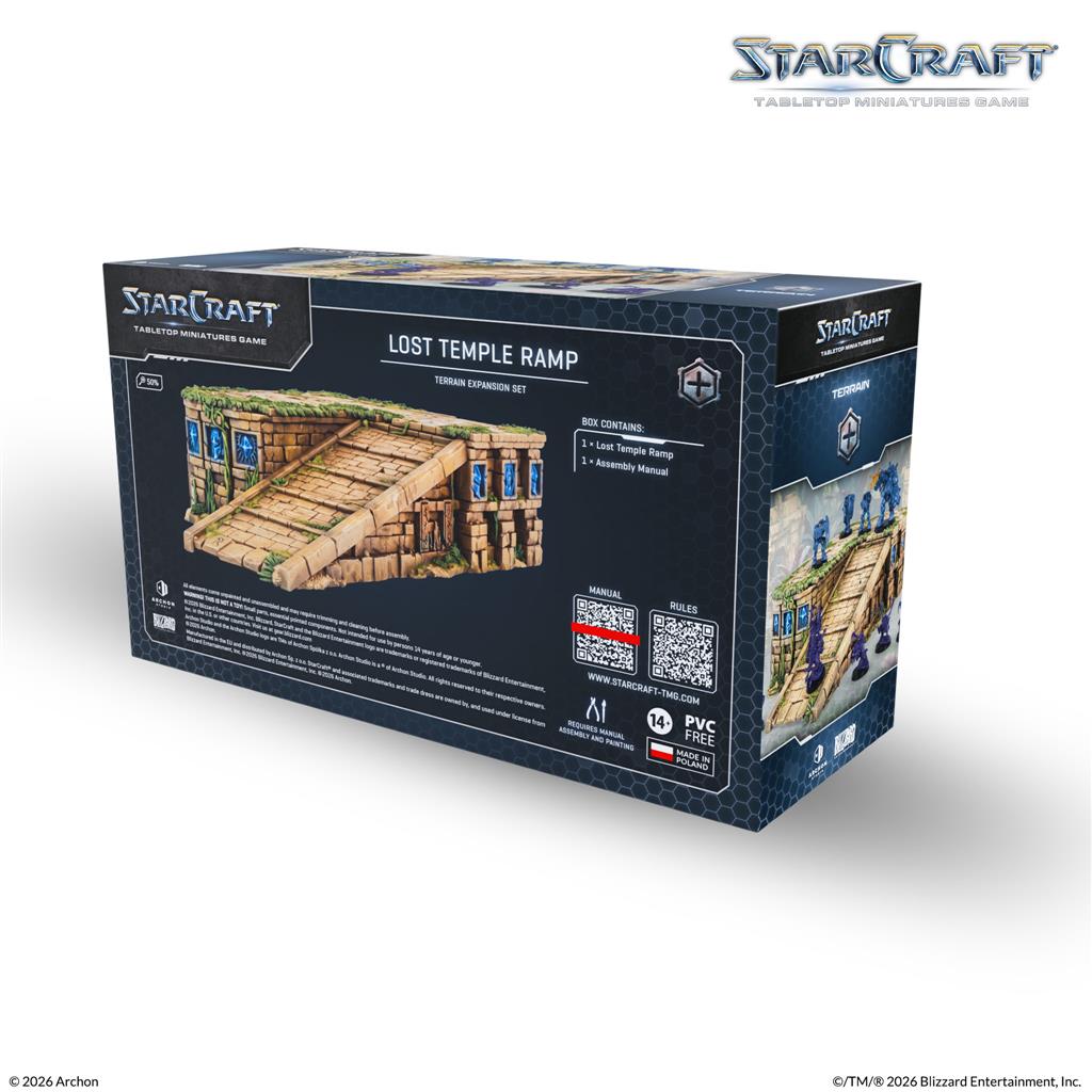 Pre Venta 22/09/2026 - StarCraft The Miniatures Game: Terrain Expansion Set: Lost Temple Ramp - Imagen 2