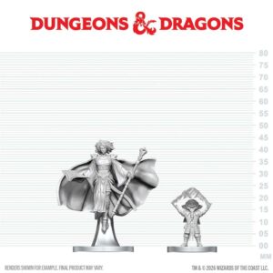 D&D Nolzur’s Marvelous Miniatures: Gnome Warlock & Aasimar Wizard