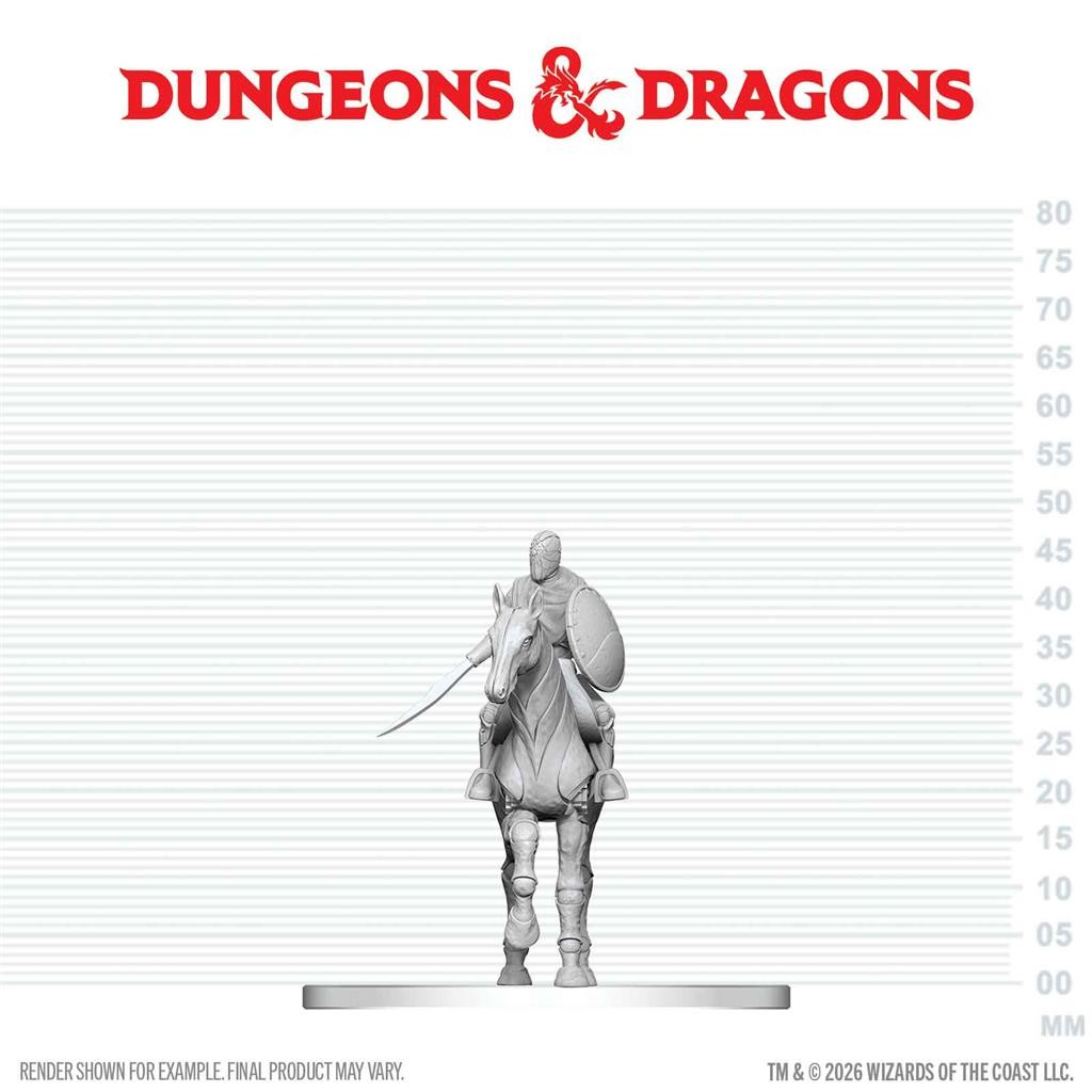 D&D Nolzur's Marvelous Miniatures: Nimblewright Steed With Rider