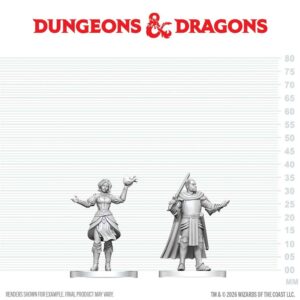 D&D Nolzur’s Marvelous Miniatures: Knight & Mage Apprentice