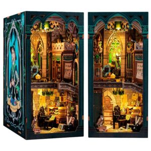 Cutebee: Book Nook Sala común “Darkness Common Room” con 156 piezas.