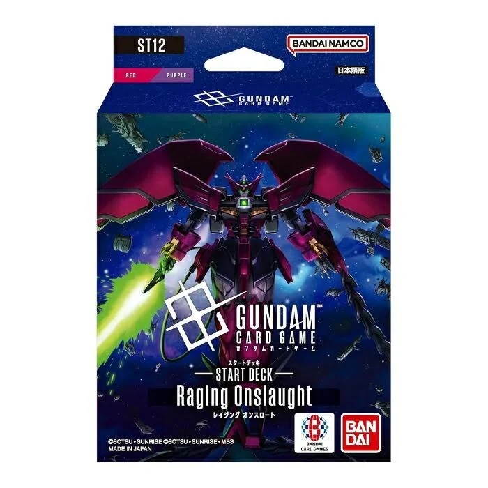 Gundam Card Game: Starter Deck - Raging Onslaught (ST12) - (Inglés)