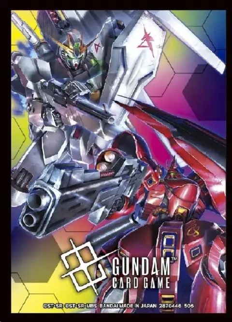 Gundam Card Game: Official Card Sleeves 02 - NU Gundam VS Sazabi
