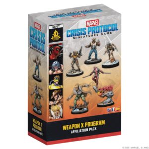 Pre Venta 27/11/2026. Marvel Crisis Protocol: Weapon X Affiliation Pack