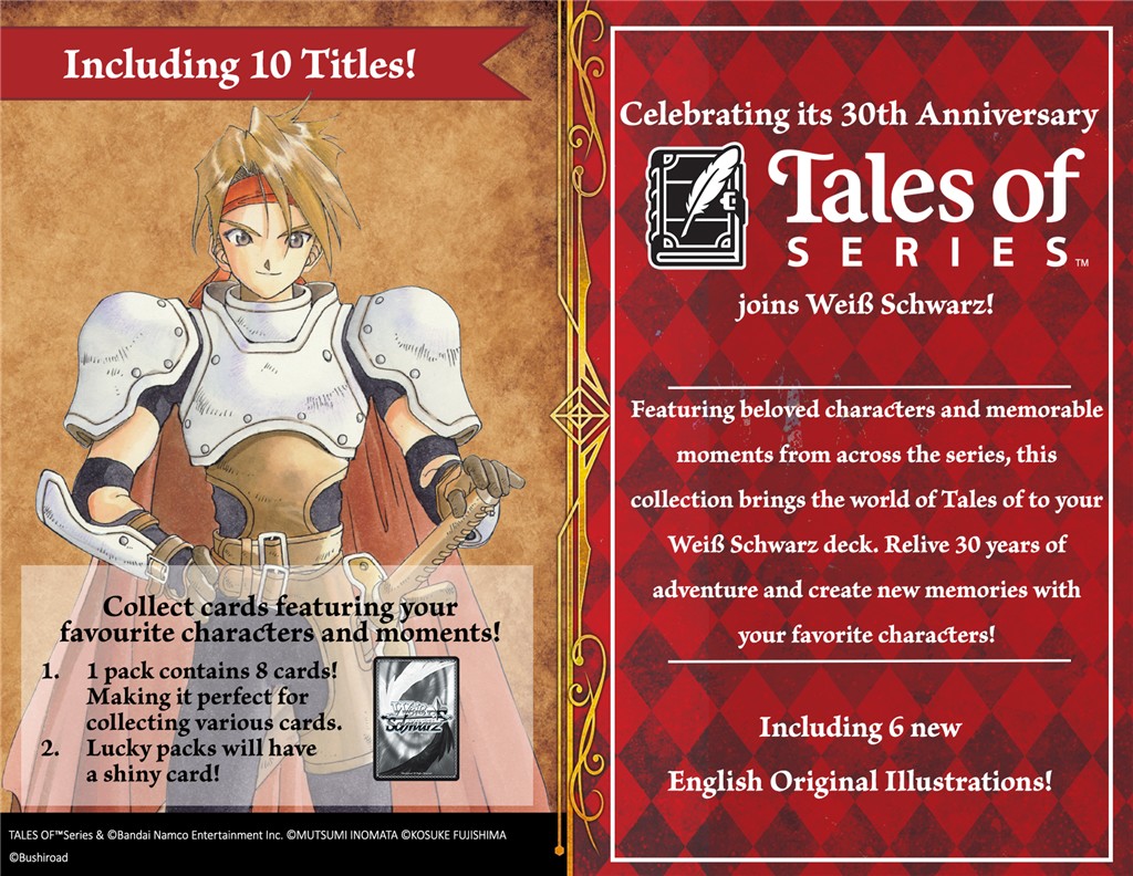 Pre Venta 12/02/2027 - Weiß Schwarz: Tales Of Series - Booster Display (10x Packs) (EN)