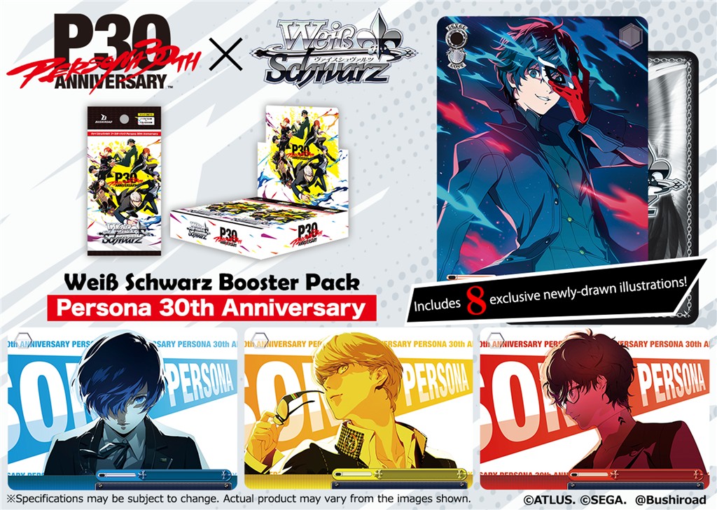 Pre Venta 18/12/2026 - Weiß Schwarz: Persona 30th Anniversary - Booster Display (10x Packs) (EN)