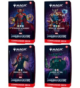 Preventa 02/04/2027 – MTG: Darkhold Destiny – Commander Deck Display (4x Decks) (EN)