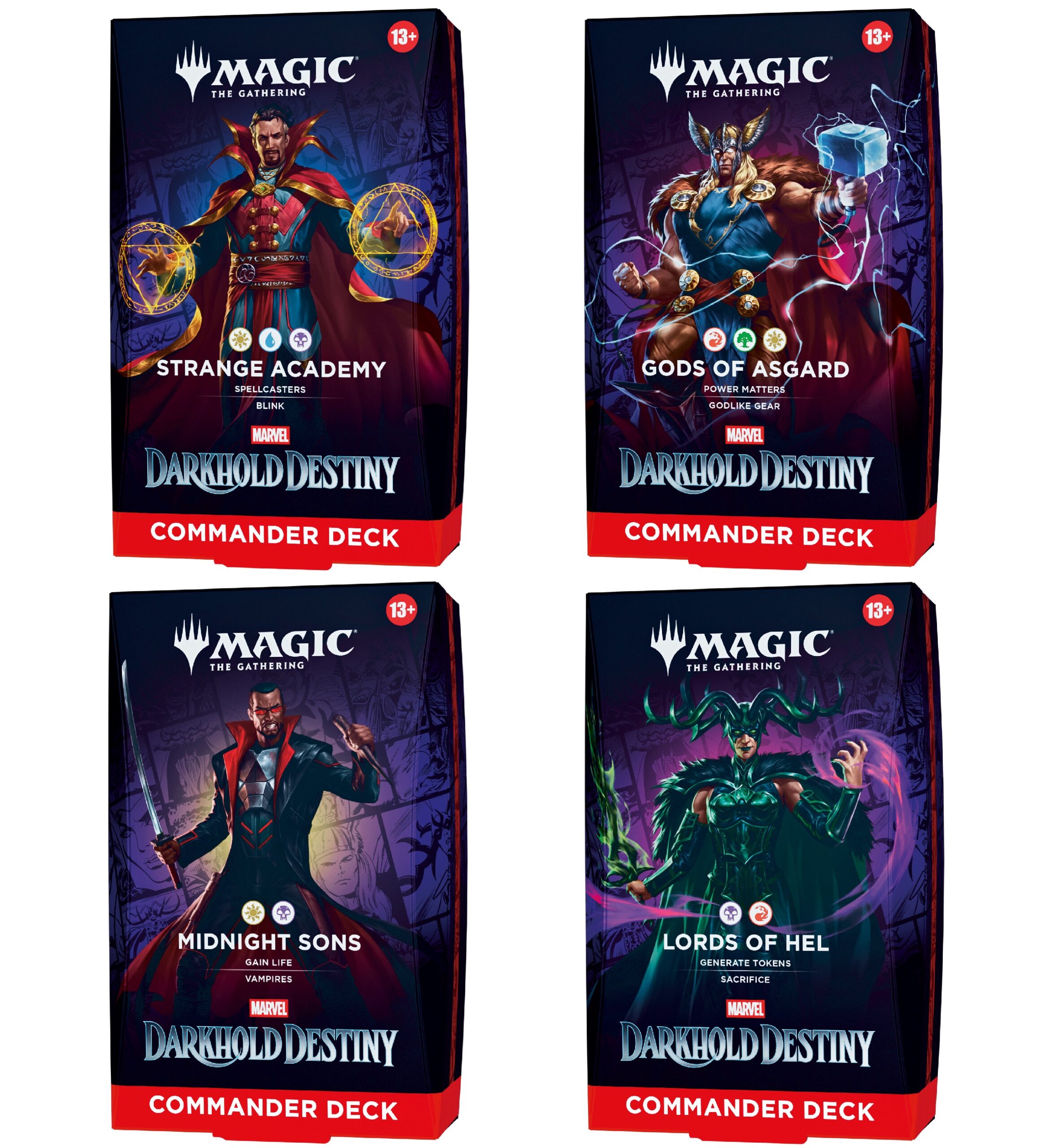 Preventa 02/04/2027 - MTG: Darkhold Destiny - Commander Deck Display (4x Decks) (EN)