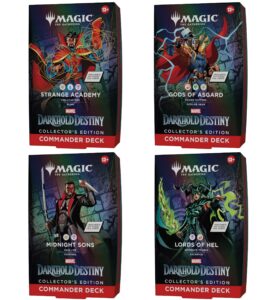 Preventa 02/04/2027 – MTG: Darkhold Destiny – Collectors Commander Deck Display (4x Decks) (EN)