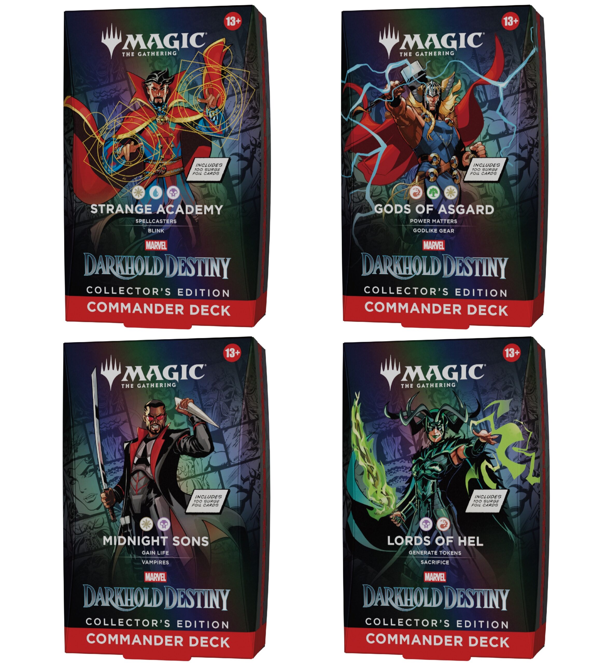 Preventa 02/04/2027 - MTG: Darkhold Destiny - Collectors Commander Deck Display (4x Decks) (EN)