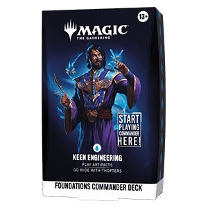 MTG Foundations Commander Deck: Keen Engineering (Ingles)