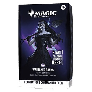MTG Foundations Commander Deck: Wretched Ranks (Ingles)