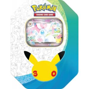 Pokemon TCG: Colección 30 Aniversario – Lata (Sylveon EX) (Ingles)