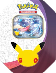 Pokemon TCG: Colección 30 Aniversario – Lata (Greninja EX) (Ingles)