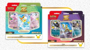 Pokemon TCG: Colección 30 Aniversario – Baraja de Combate (Espeon EX/Umbreon EX) (Español)