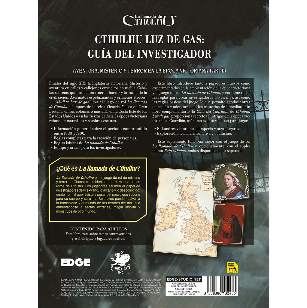 La llamada de Cthulhu JDR: Luz De Gas Guía Del Investigador - Imagen 4