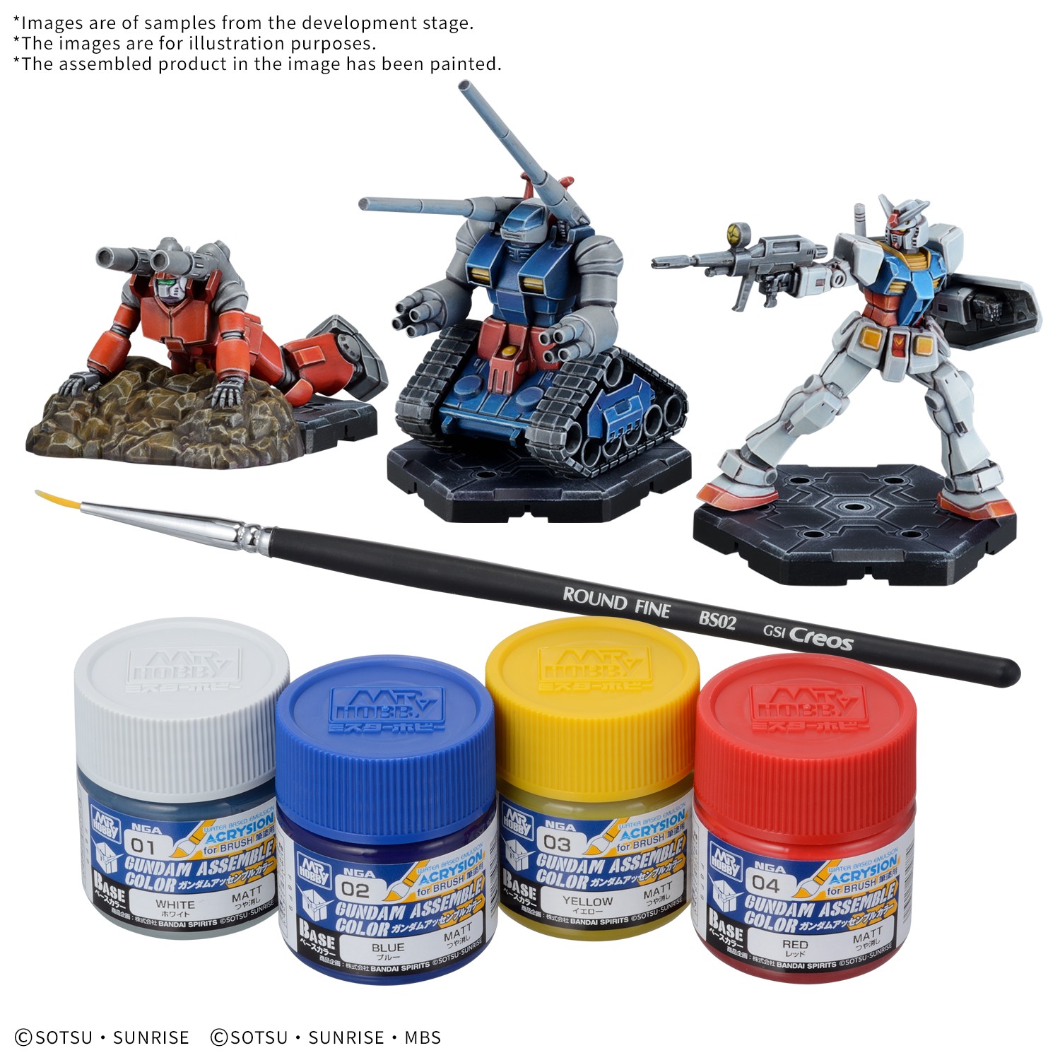 Gundam Assemble: Paint Pack 01 (PA01) - Inglés