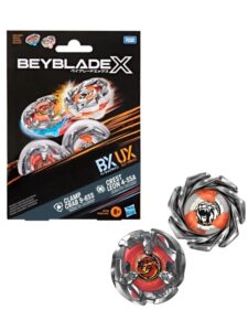 Beyblade: Clamp Crab 9-65S BX + Crest Leon 4-55A UX (Dual Booster Pack)