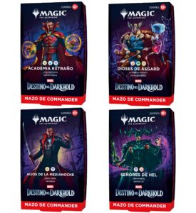 Preventa 02/04/2027 – MTG: Darkhold Destiny – Commander Deck Display (4x Decks) (ES)