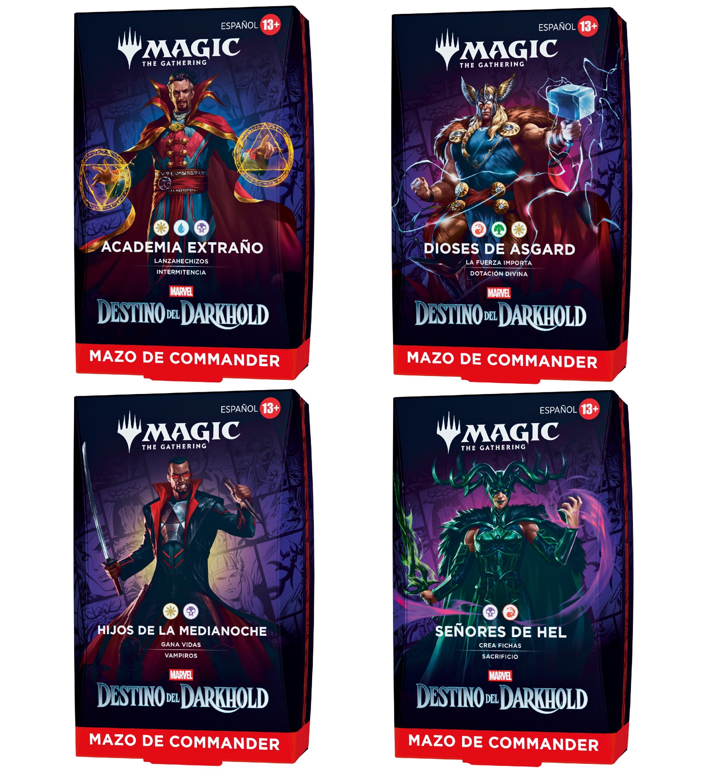 Preventa 02/04/2027 - MTG: Darkhold Destiny - Commander Deck Display (4x Decks) (ES)