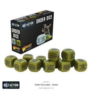 Bolt Action: Orders Dice Pack – Green (402616011)