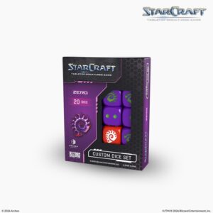 Pre Venta 06/11/2026 – StarCraft The Miniatures Game: Custom Dice Set: Zerg