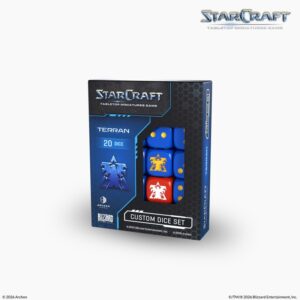 Pre Venta 06/11/2026 – StarCraft The Miniatures Game: Custom Dice Set: Terran