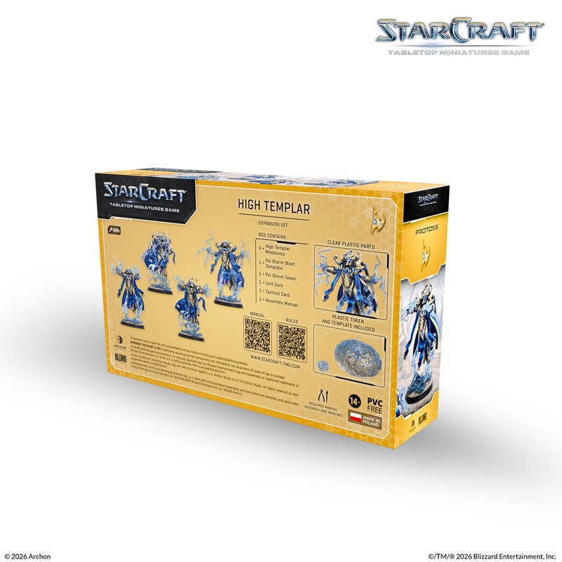 Pre Venta 06/11/2026 - StarCraft The Miniatures Game: Protoss Hero Expansion Set: High Templar - Imagen 2