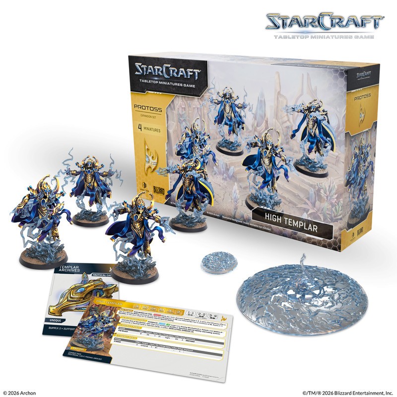 Pre Venta 06/11/2026 - StarCraft The Miniatures Game: Protoss Hero Expansion Set: High Templar - Imagen 3