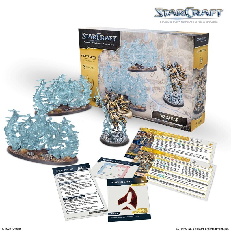 Pre Venta 06/11/2026 - StarCraft The Miniatures Game: Protoss Hero Expansion Set: Tassadar - Imagen 3